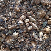 Kamenná suť - skrývka